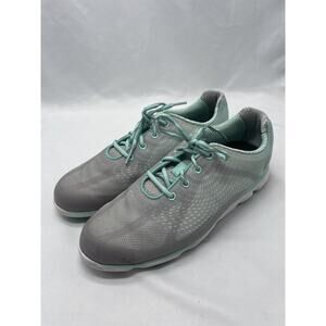 FootJoy‎ emPOWER Womens Spikeless Golf Shoes 98013 Gray Mint Green Size 10 M